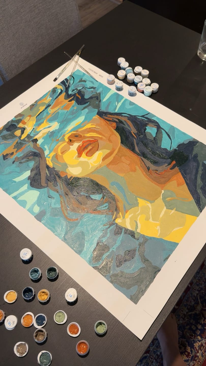 Customer photo review of Under | Paint by Number
