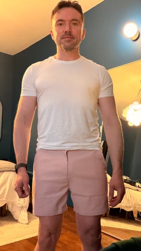 Customer photo review of Ultra-Stretch 5" Chino Shorts - Dusk