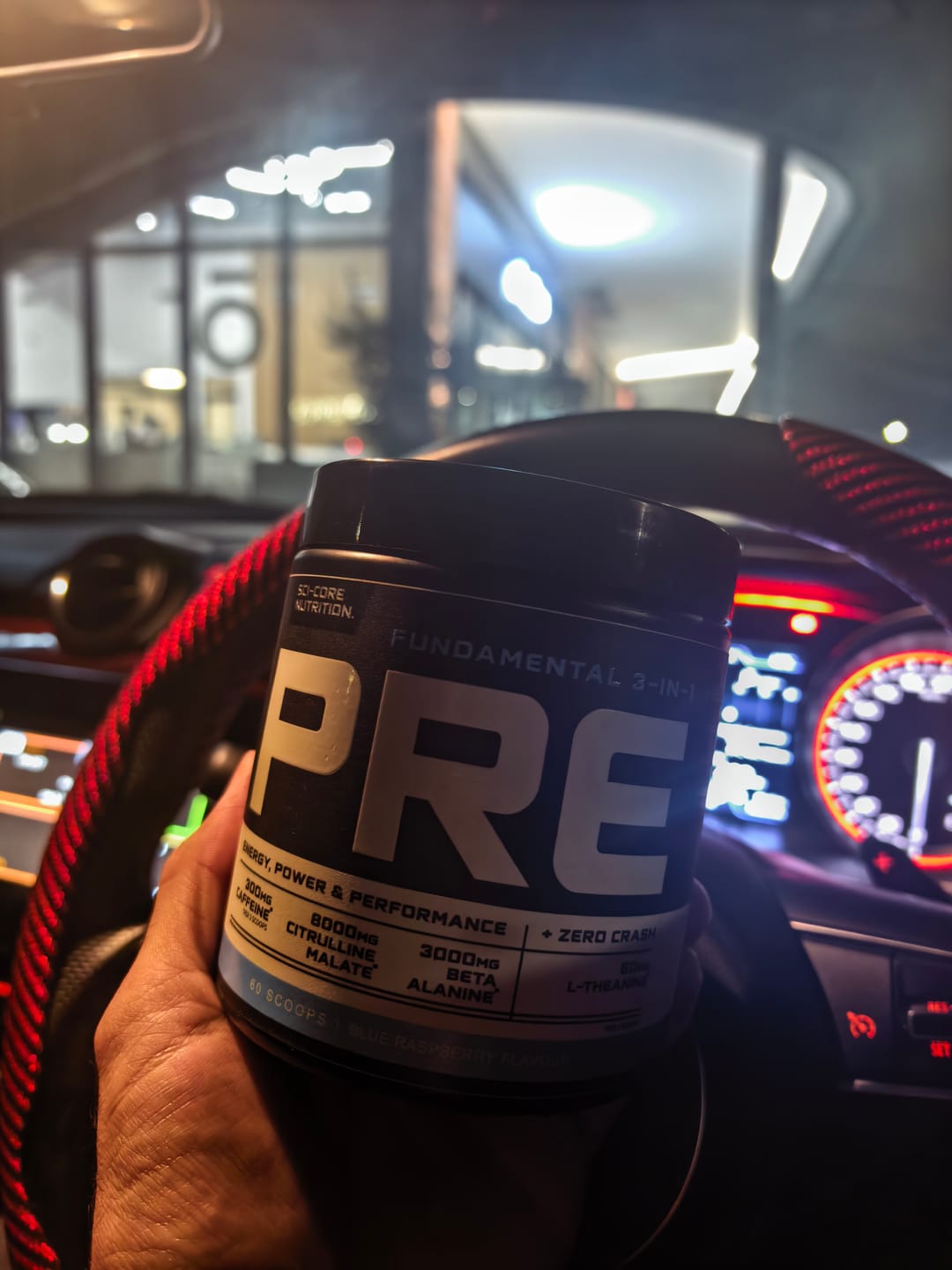 Customer photo review of Fundamental 3-in-1 PRE Blue Raspberry - 300g | 60 scoops