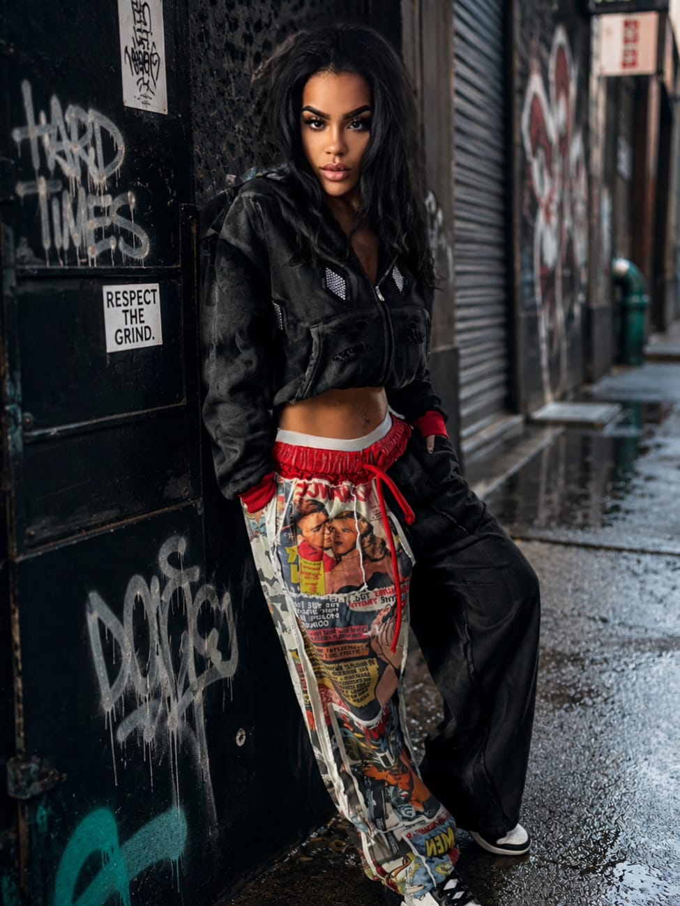 Customer photo review of BLACK WIDOW SWEATS