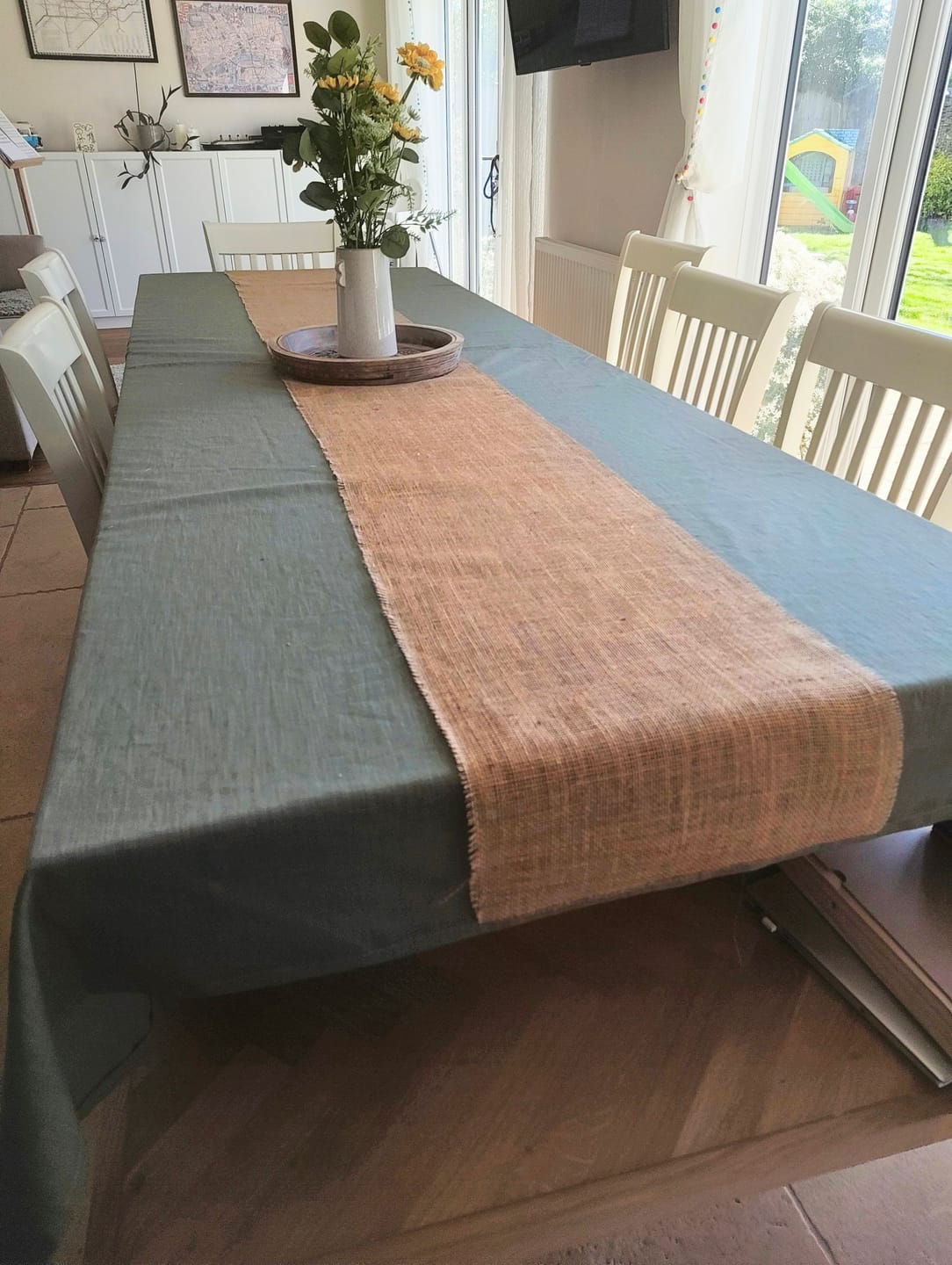 Customer photo review of Hessian Fabric