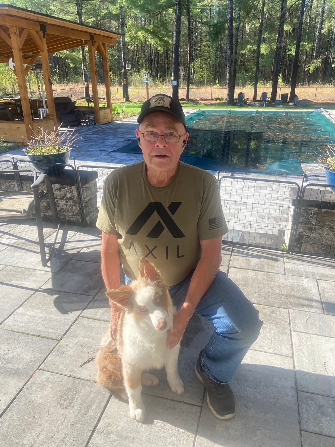 Customer photo review of AXIL LOGO T-SHIRT