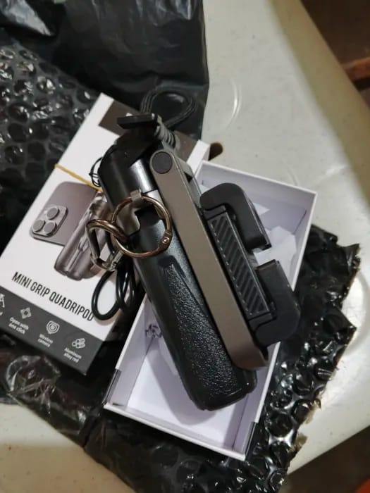 Customer photo review of 3-in-1 Mini Tripod Selfie Stick with Bluetooth Remote Control
