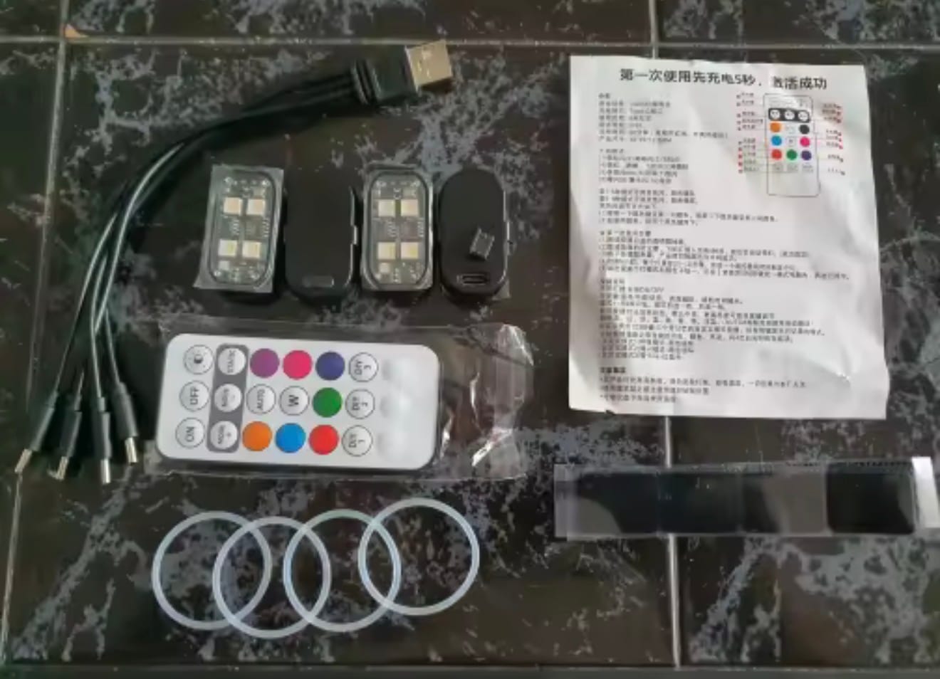Customer photo review of Kit Premium Iluminación Ambiental LED RGB