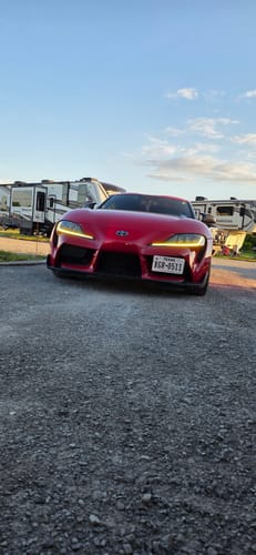 Customer photo review of TOYOTA A90 SUPRA CSL YELLOW DRL KIT