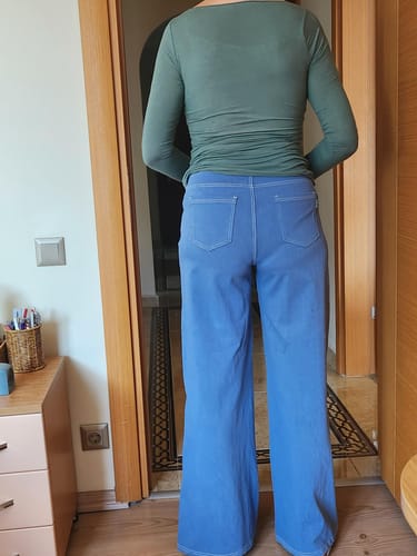 Noodlab Flex™ Comfort Yüksek Bel Jean için fotoğraflı müşteri yorumu
