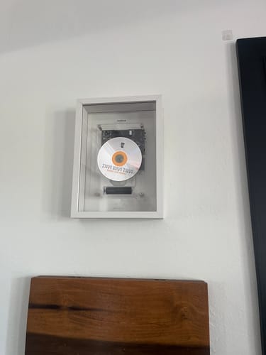 Customer photo review of M1 Music Frame CD Player
