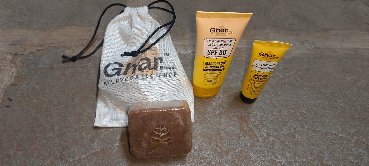 Customer photo review of Magic Soap (Sandal Wood and Saffron Soap)