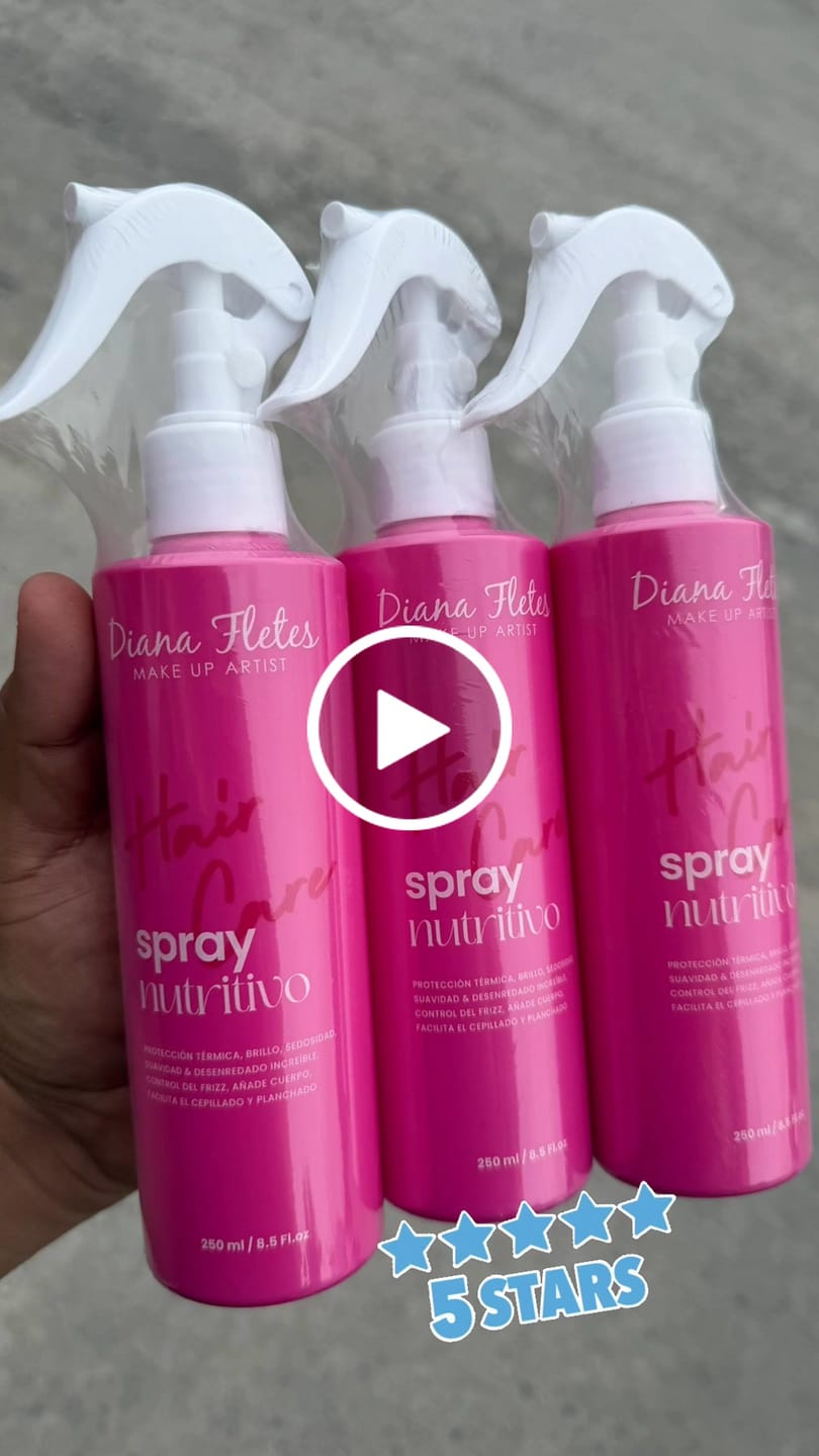 Customer video review of Spray Nutritivo (Protector Térmico)