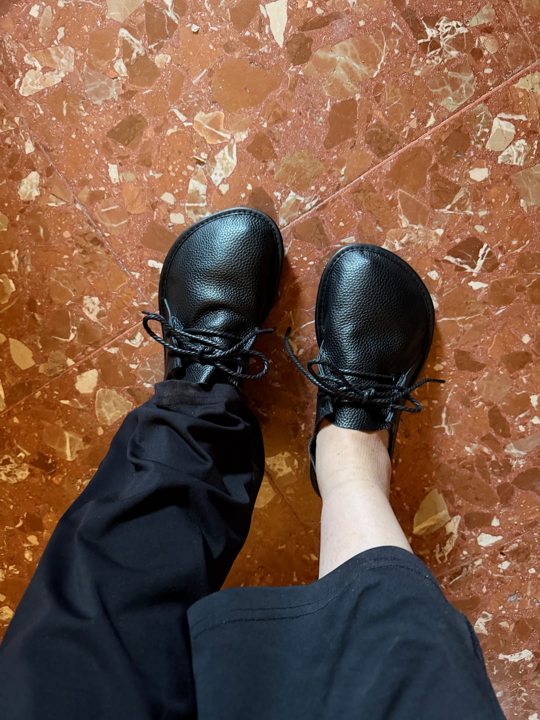 Customer photo review of Women Summer Soft Genuine Leather Low Heel Shoes