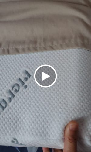 Customer video review of Contour Memory Foam Long Pillow suitable for Neck & Shoulder Pain