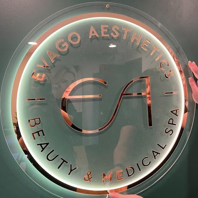 Customer photo review of Custom 3D Metal Backlit Sign For Rob