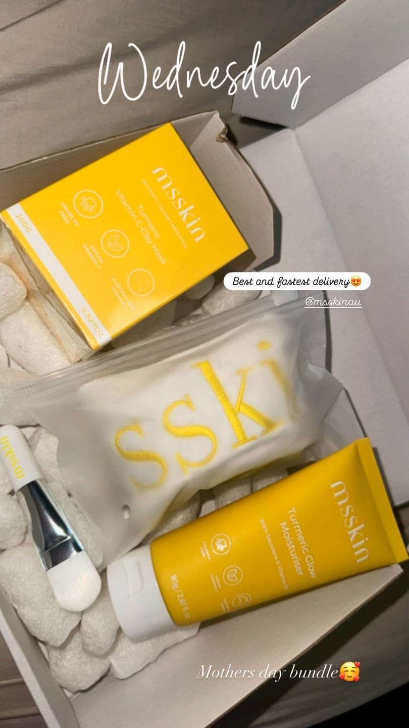 Customer photo review of Turmeric Glow Moisturiser