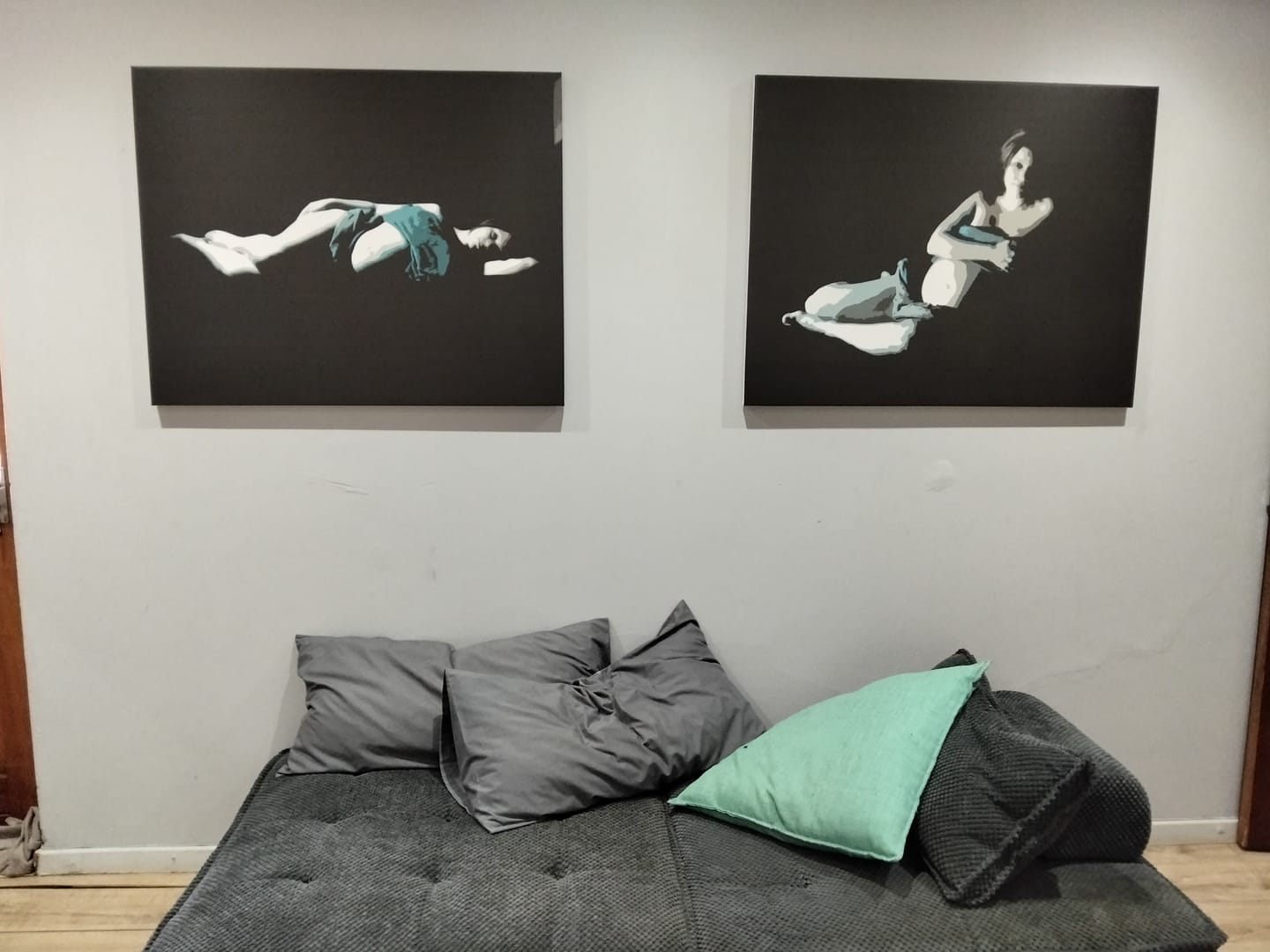 Customer photo review of 3 x A0 Super Big Canvas (80.9x102,5cm)