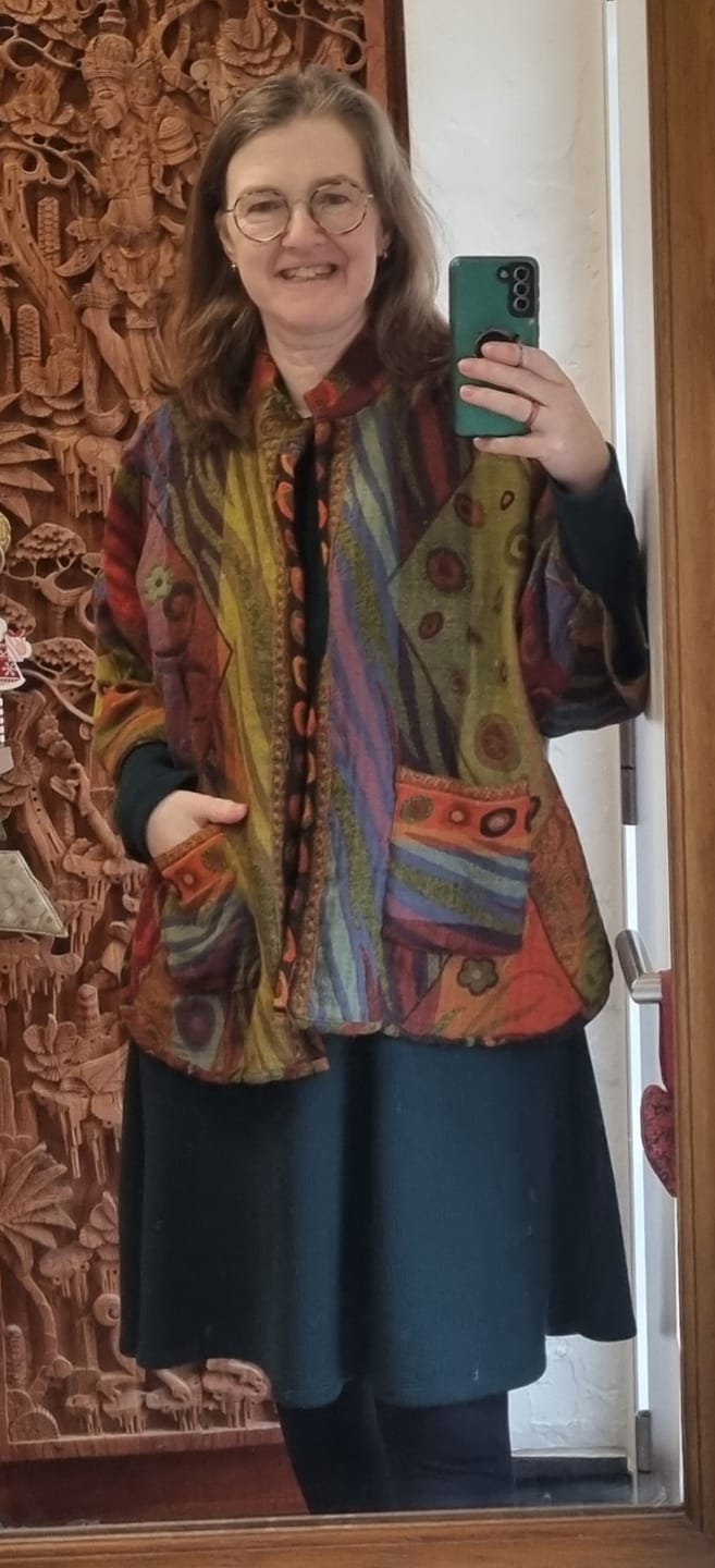 Customer photo review of Pure Australian Merino Wool ~ Autumn Abstract