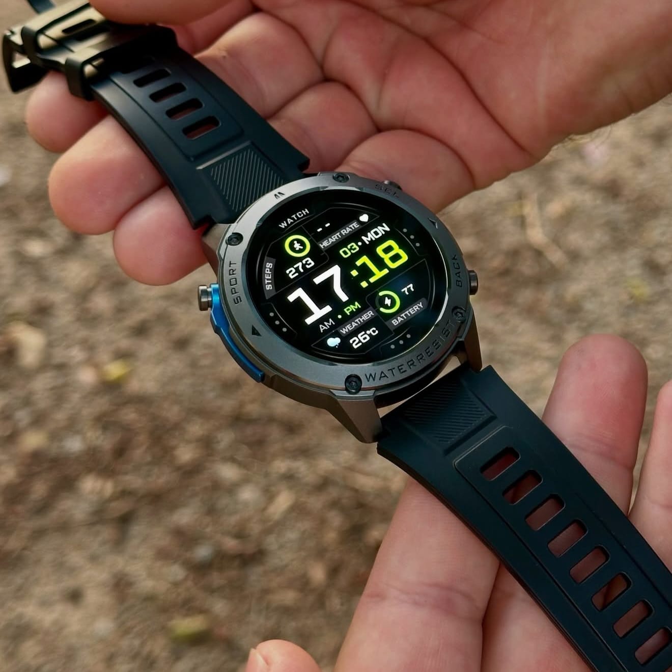 Customer photo review of Stone GPS – Outdoor, Gesundheits‑Tracking, 5 ATM