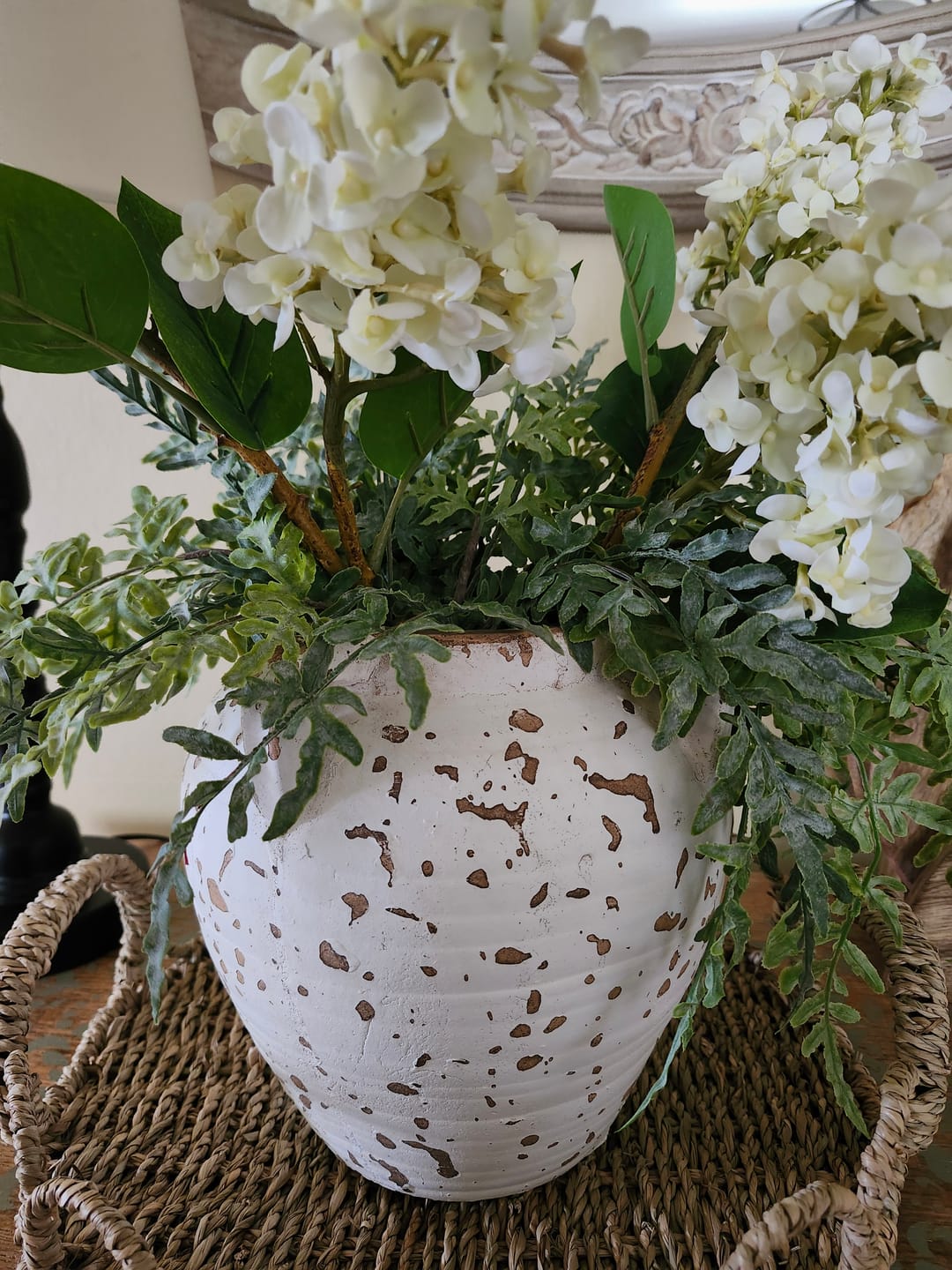 Customer photo review of Marley Vintage Terracotta Vase