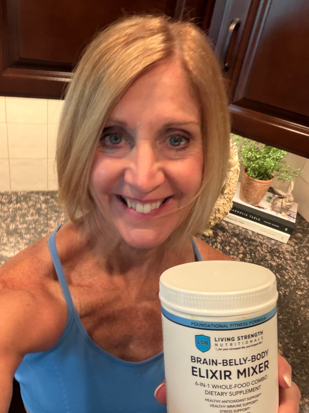 Customer photo review of Brain-Belly-Body Elixir Mixer Powder