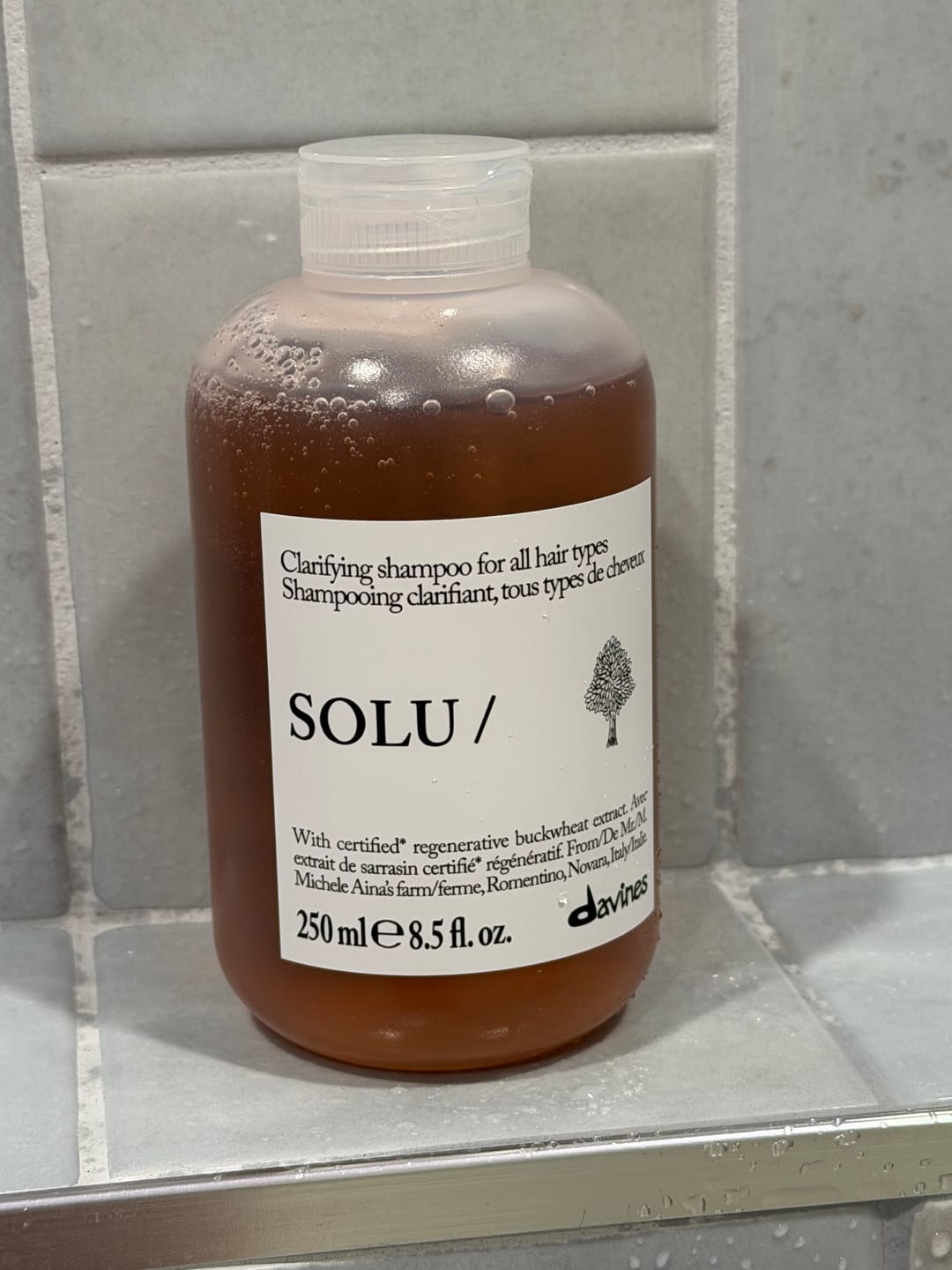 Customer photo review of SOLU Shampoo