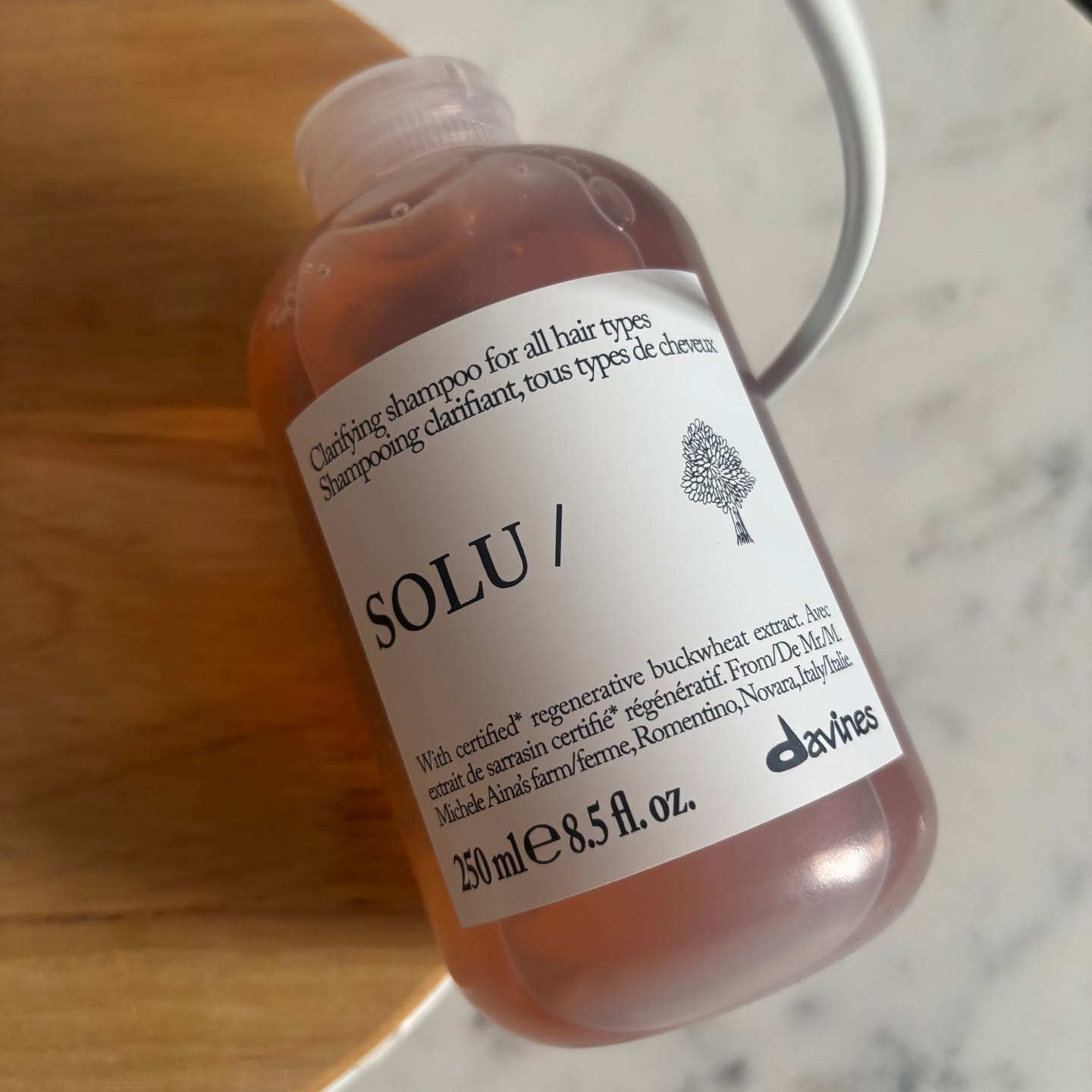 Customer photo review of SOLU Shampoo