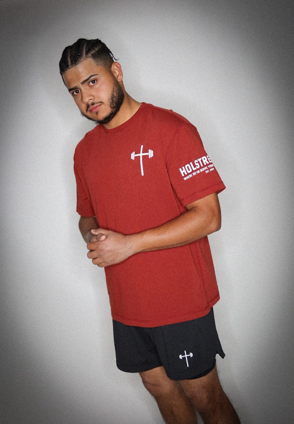 Customer photo review of Premium Oversized Scripture Tee