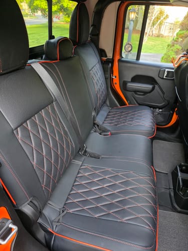 Customer photo review of Premium Custom-Fit Seat Covers