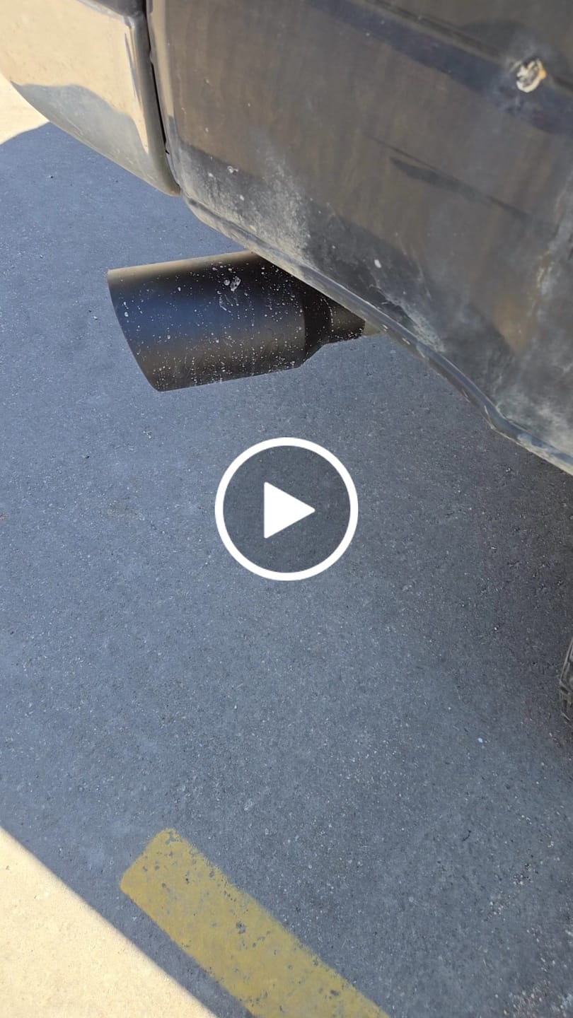 Customer video review of Universal 4 to 6" Dirty Stainless Exhaust Tip (DDC-EXH-A055)