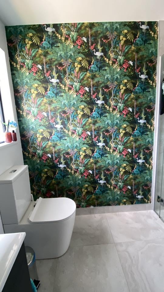 Customer photo review of Masoala Wallpaper - Black - Last 63 Rolls