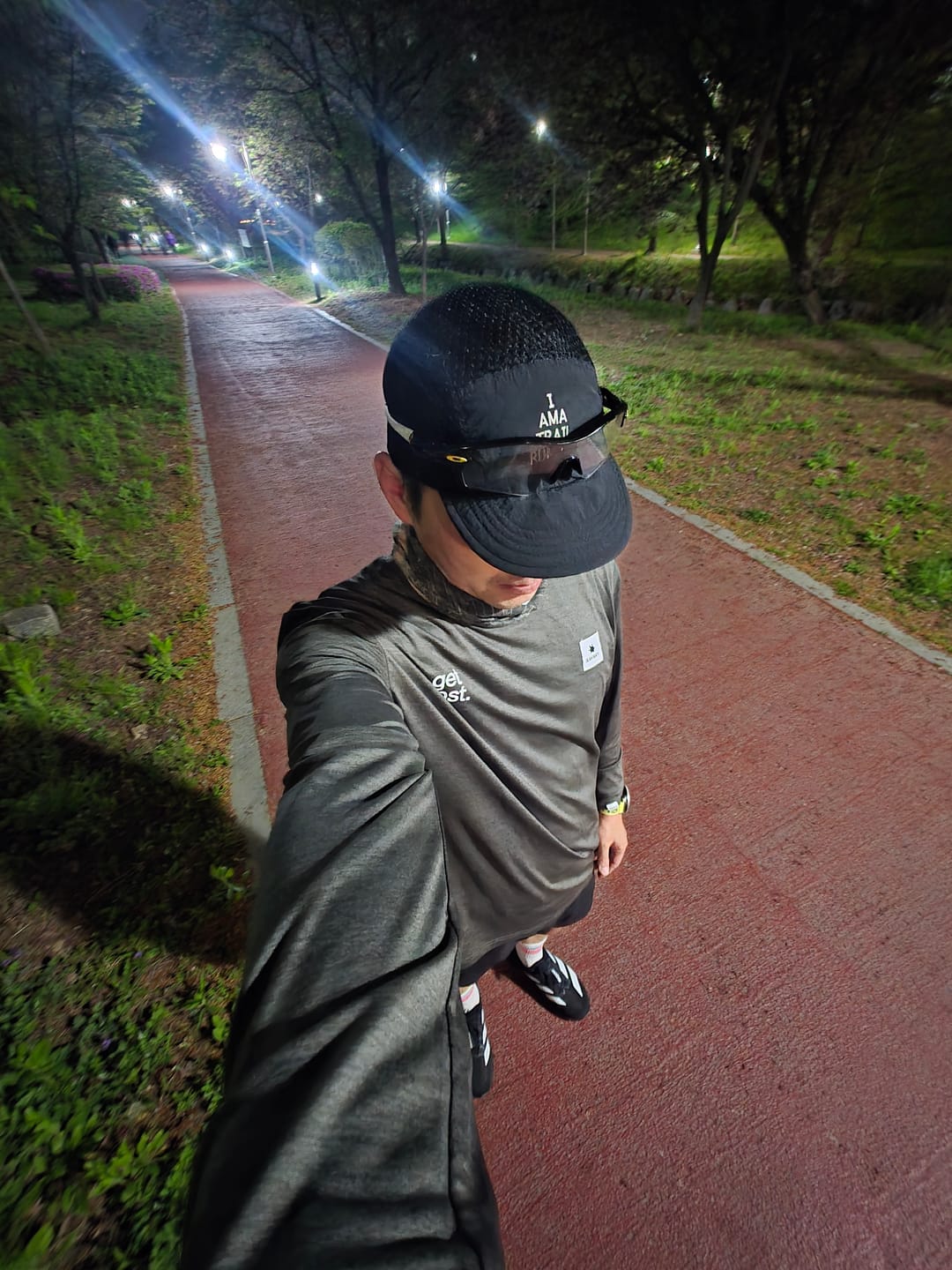 Customer photo review of saysky clean pace longsleeve, green.