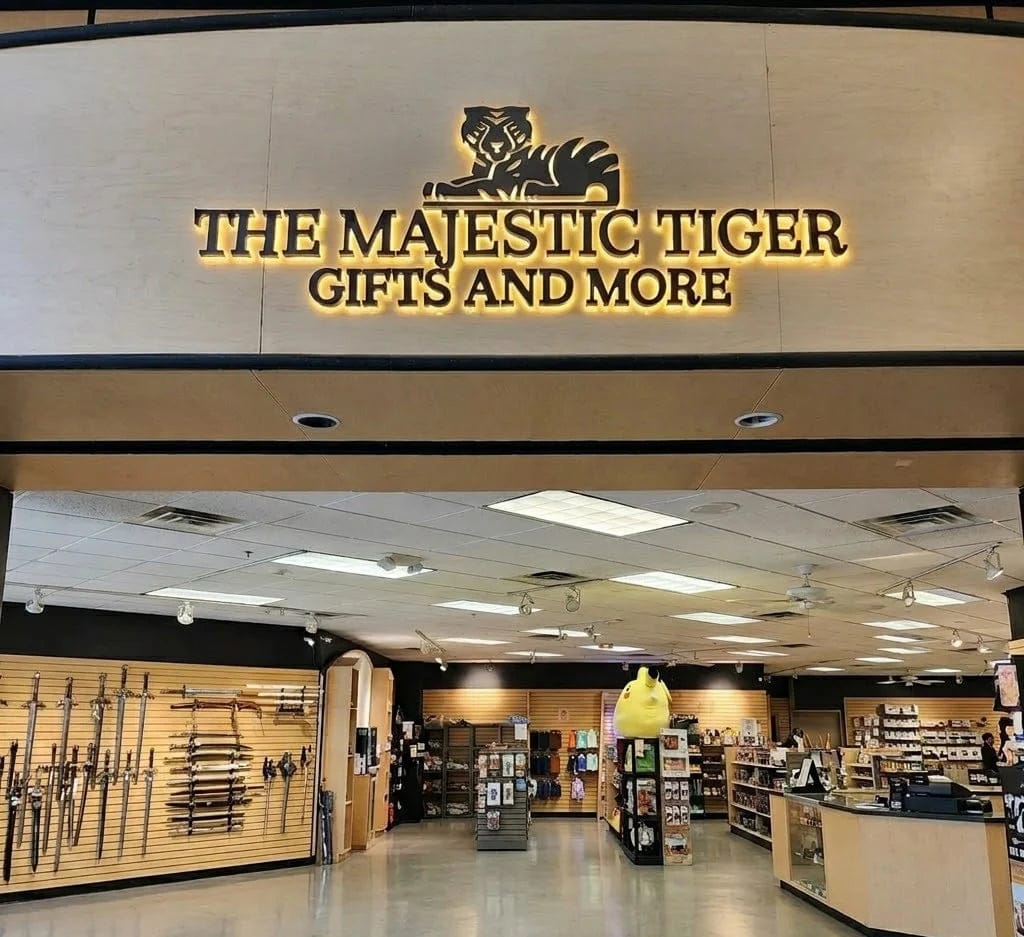 Customer photo review of Custom 3D Metal Backlit Sign For Rob