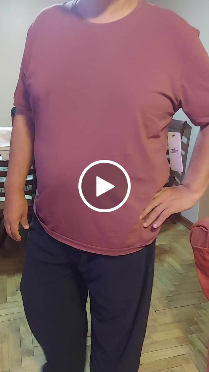 Customer video review of Super Soft Tee | AlgaKnit - Malva