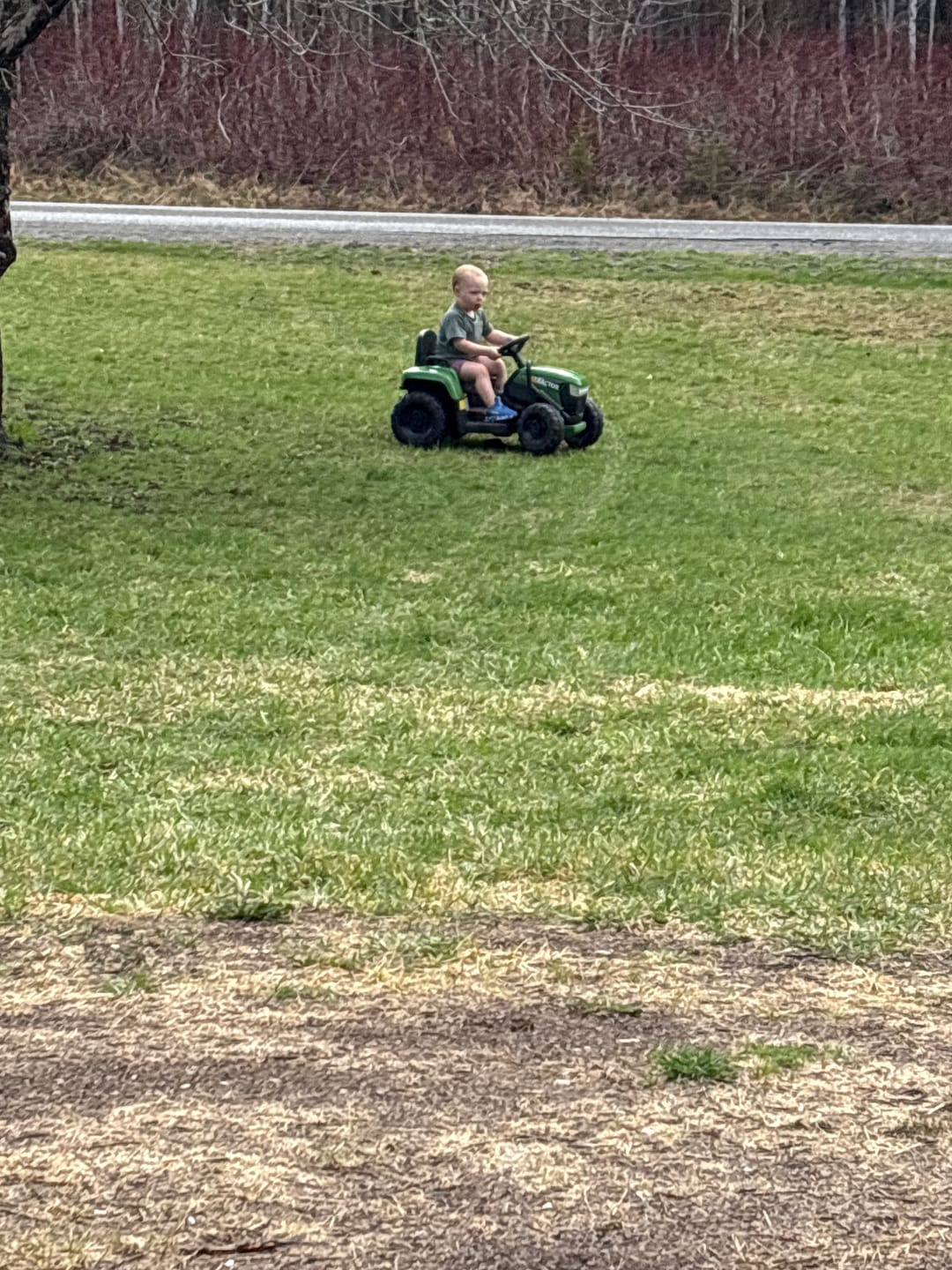 Customer photo review of TOBBI 12V Electric Kids Ride-On Tractor with Trailer