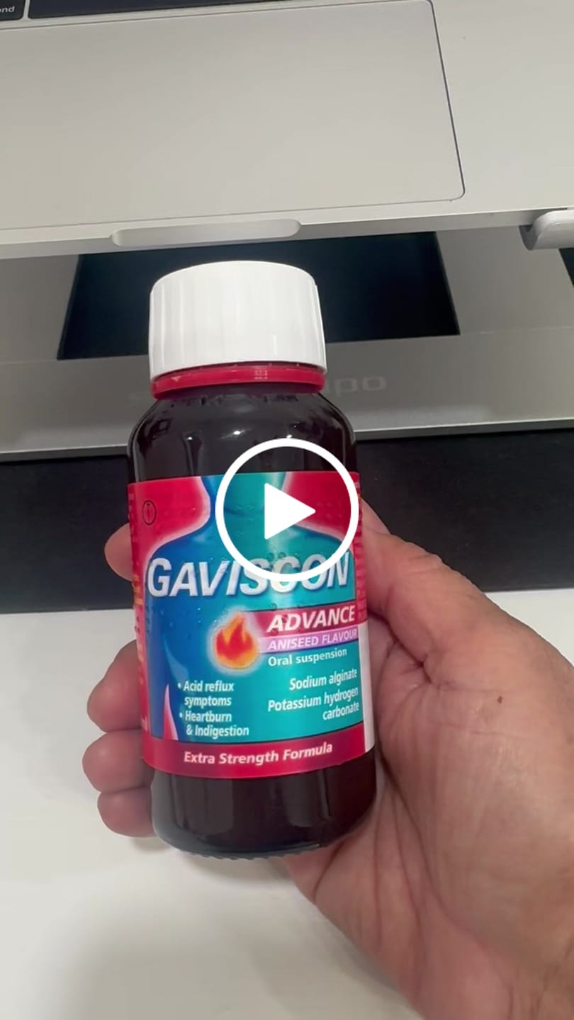 Customer video review of Gaviscon Advance Aniseed Flavour Oral Suspension,150ml