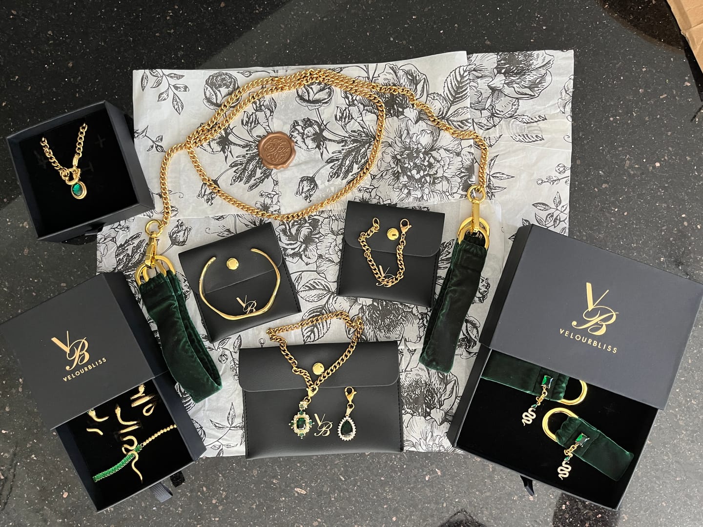Customer photo review of VB Medusa—Gaze of Stone Choker Necklace Set