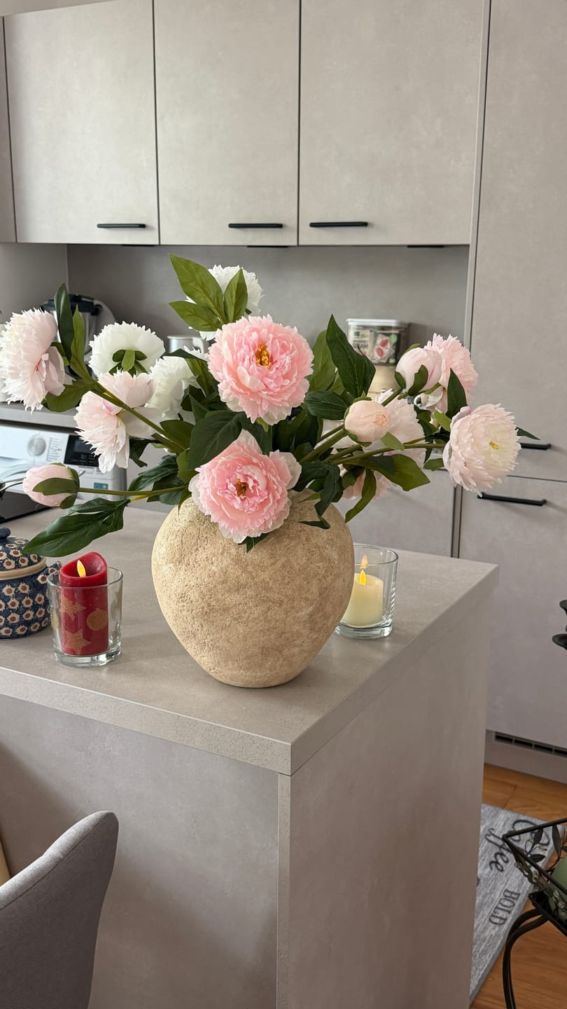 Customer photo review of Zijden Pioenrozen - Mix