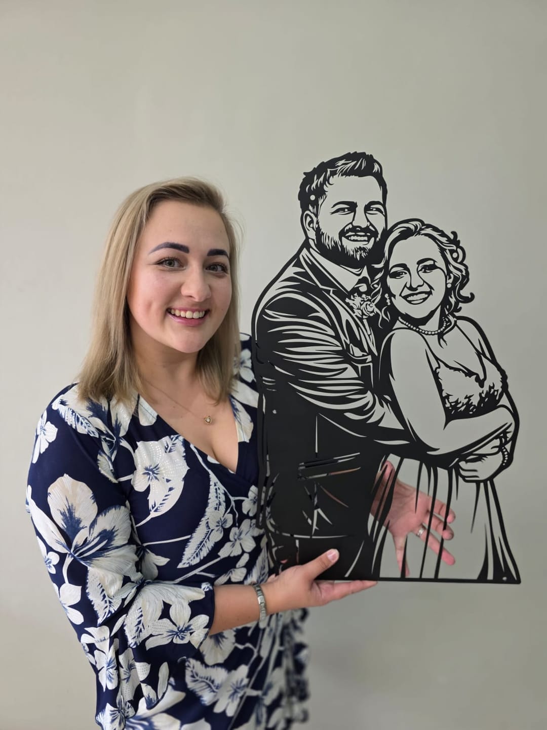 Customer photo review of Photo to Metal Art