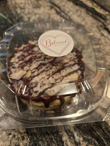 Customer photo review of Seasonal Almond Joy Mini Cheesecake