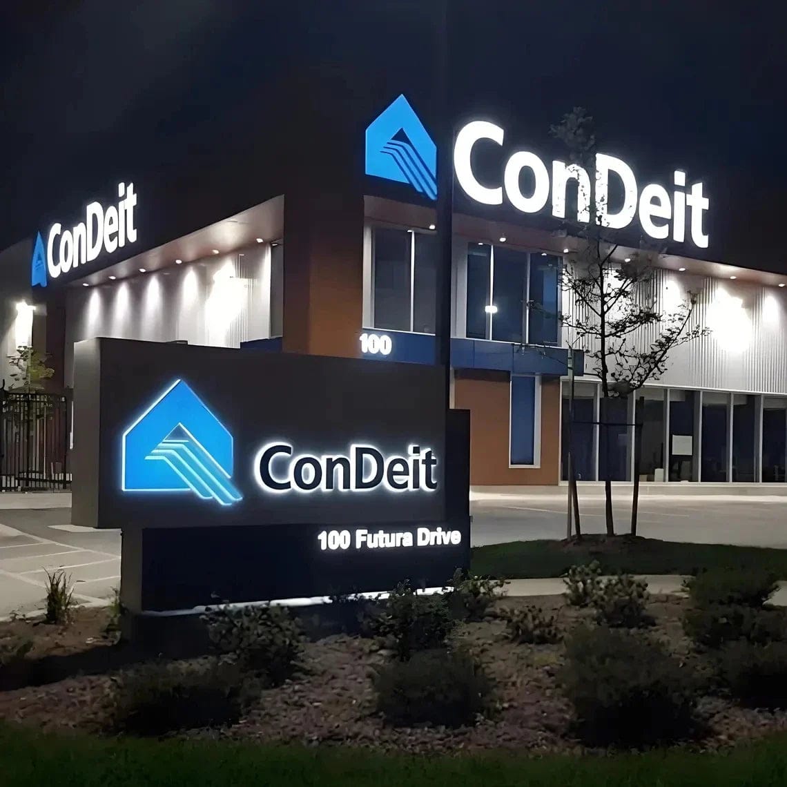 Customer photo review of Custom 3D Metal Backlit Sign For Rob