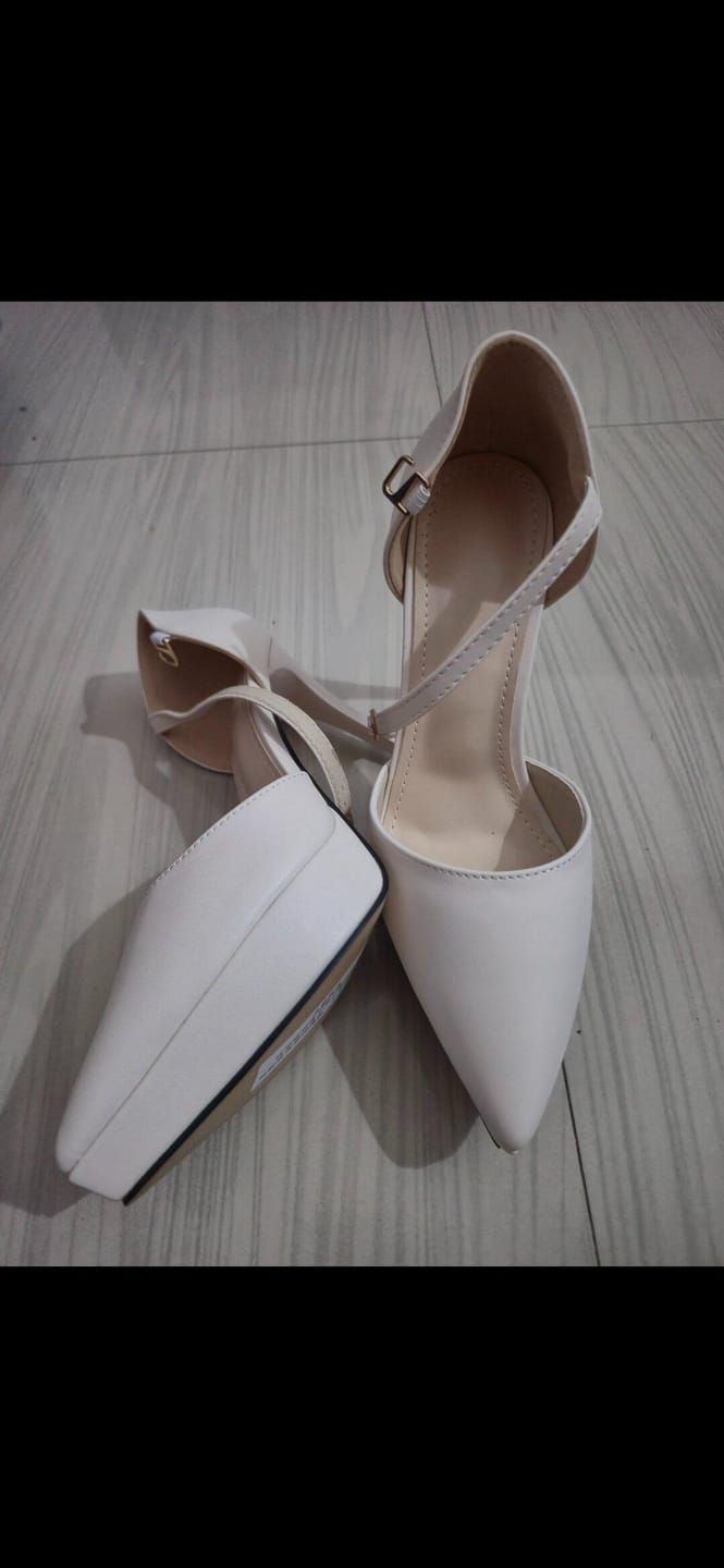 Customer photo review of Saige High Heels- Suede