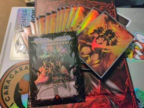 Customer photo review of Blaster Holo Card Sleeves (70PCS)