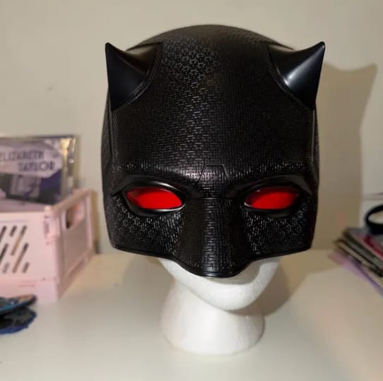 Customer photo review of Daredevil Born Again ( Season 2 ) Helmet Life Size Wearable