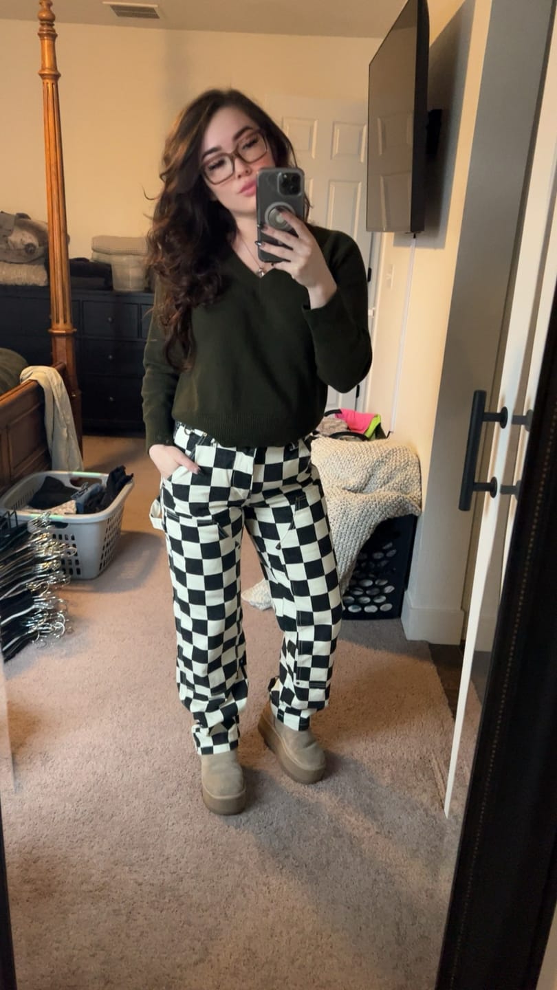Customer photo review of Gravedigger Carpenter Pant - Checkered
