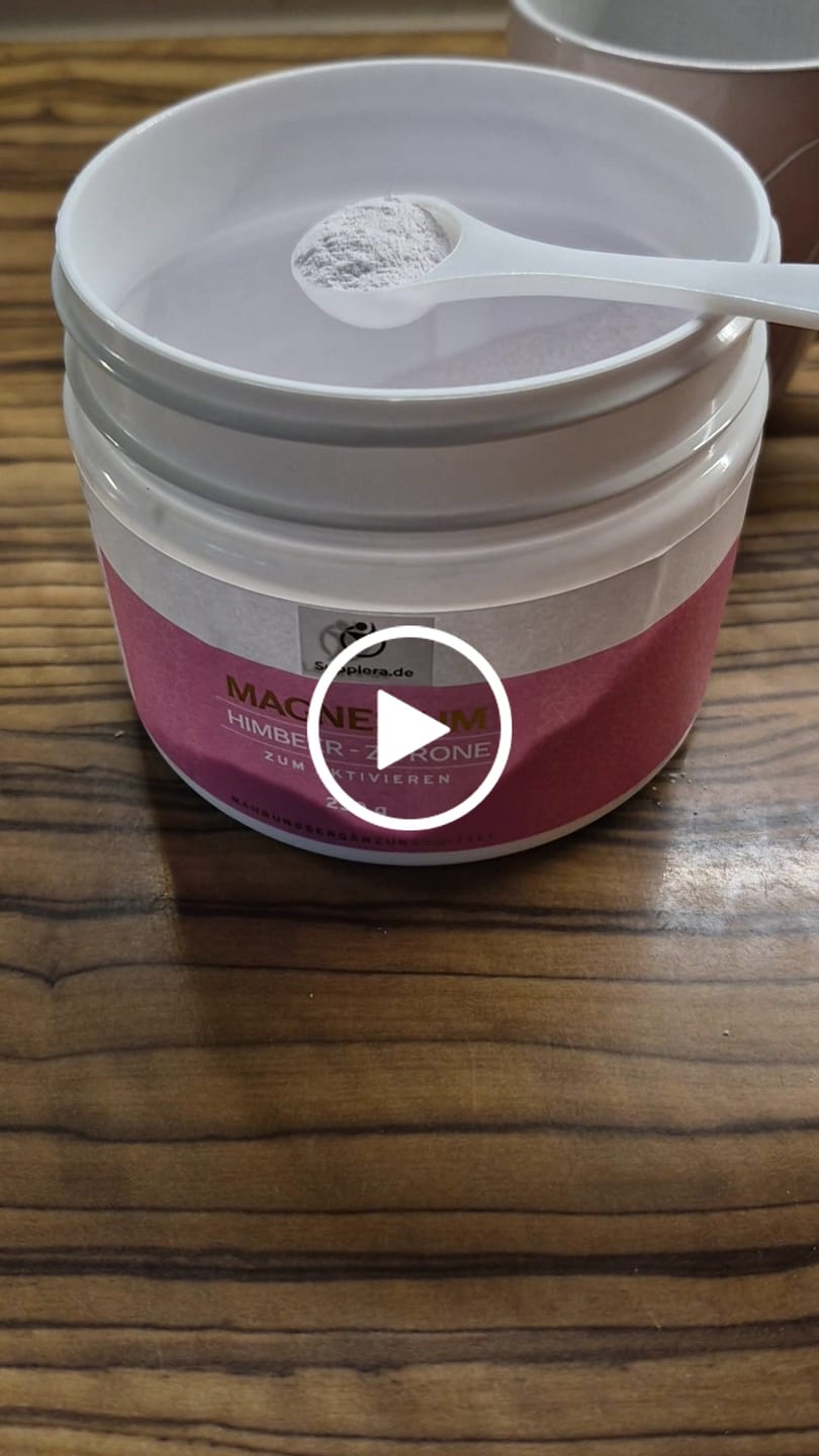 Customer video review of Ionisches Magnesium **Himbeer-Zitrone** 250g Dose
