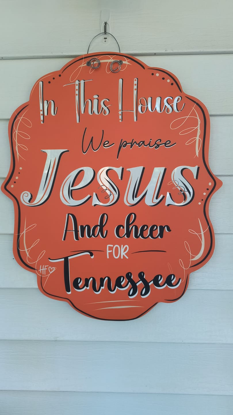 Customer photo review of Custom Door Hanger