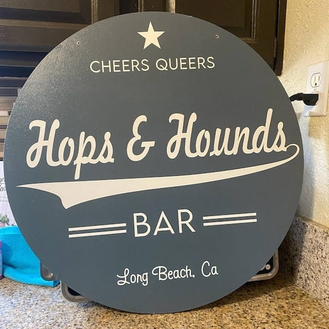 Customer photo review of Custom 3D Metal Backlit Sign For Rob