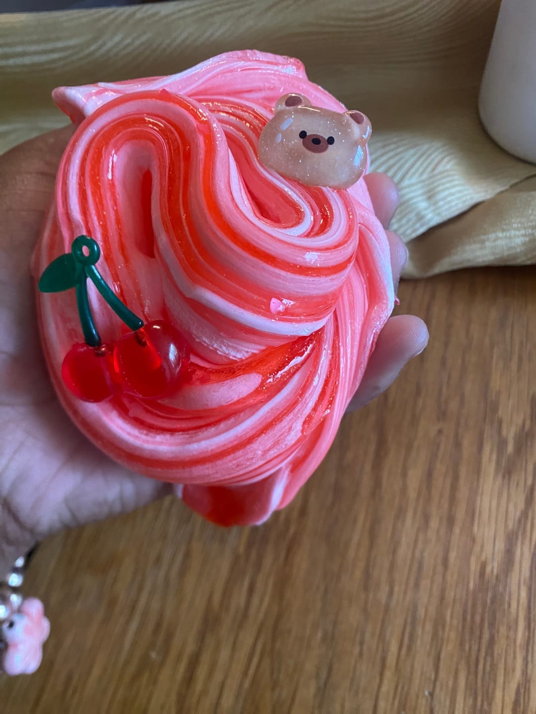 Customer photo review of Bears Best Shirley Temple Float 2 Slimes In 1 Signature Dome™ Slime