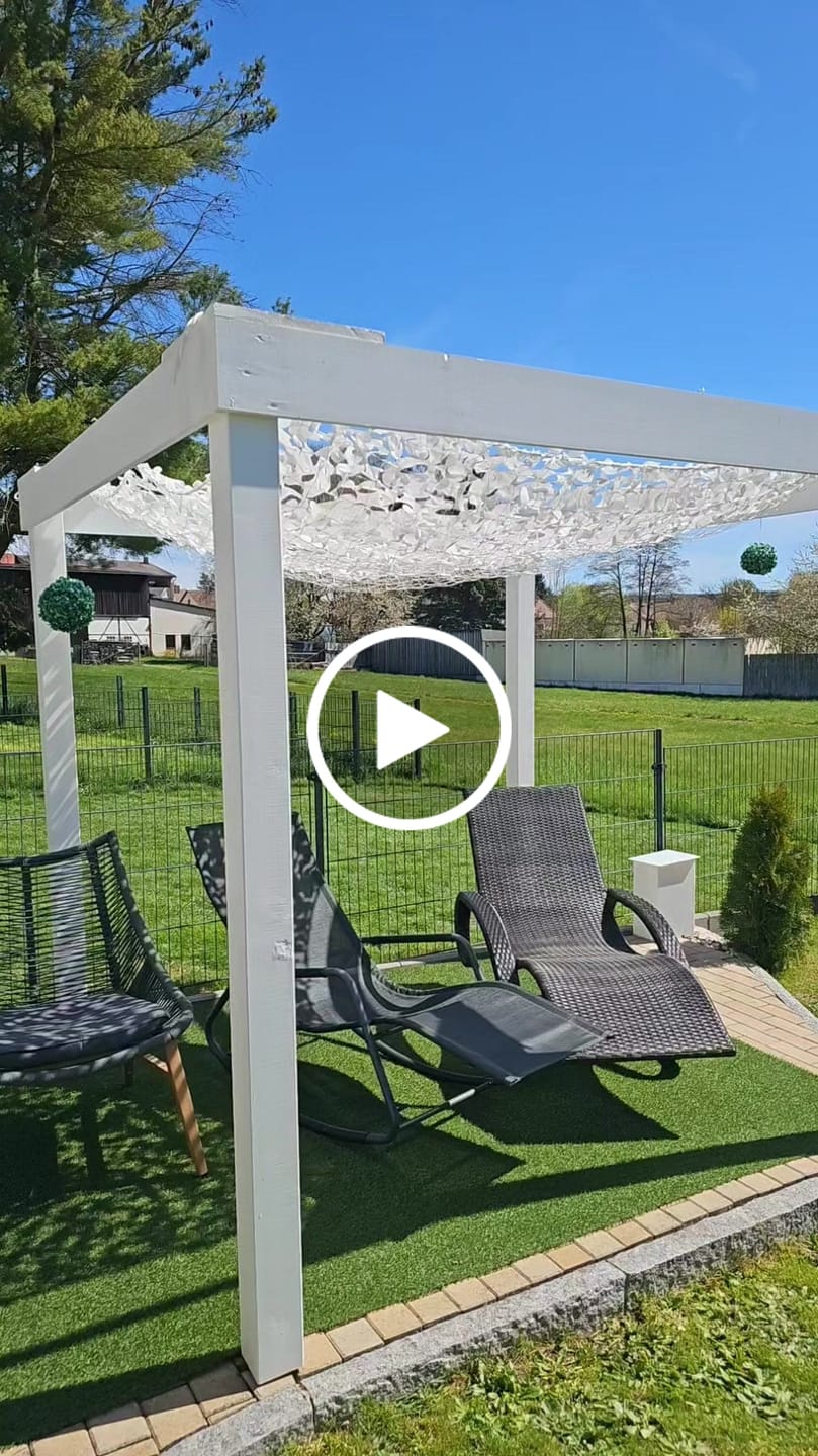 Customer video review of Tarnnetz Weiß