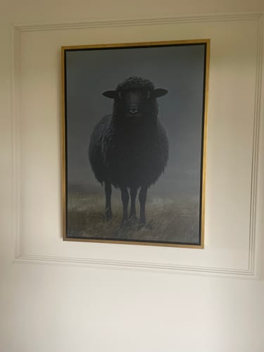 Customer photo review of Black Sheep Print