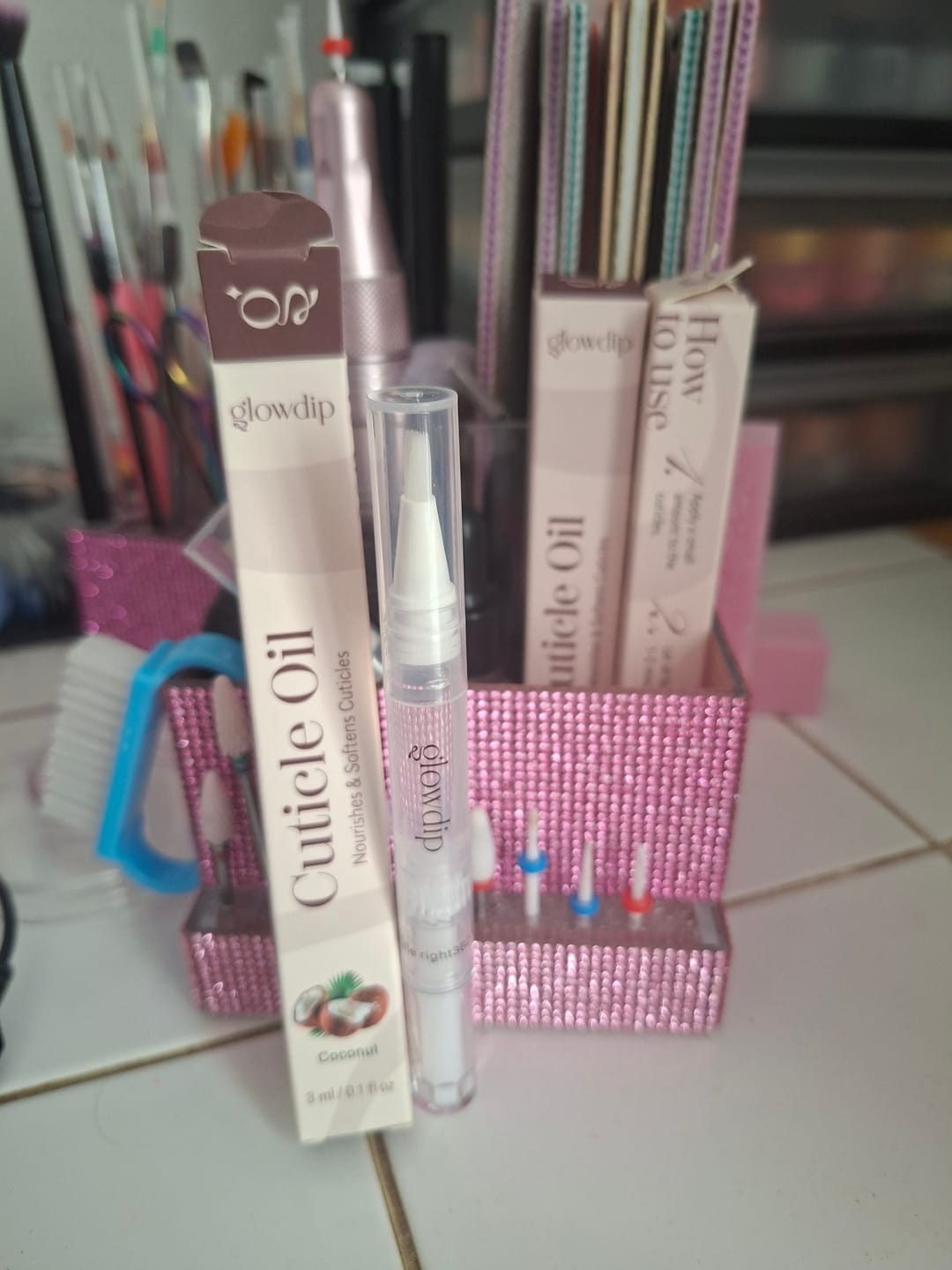 Customer photo review of Nagelriemolie Pen – Kokosnoot