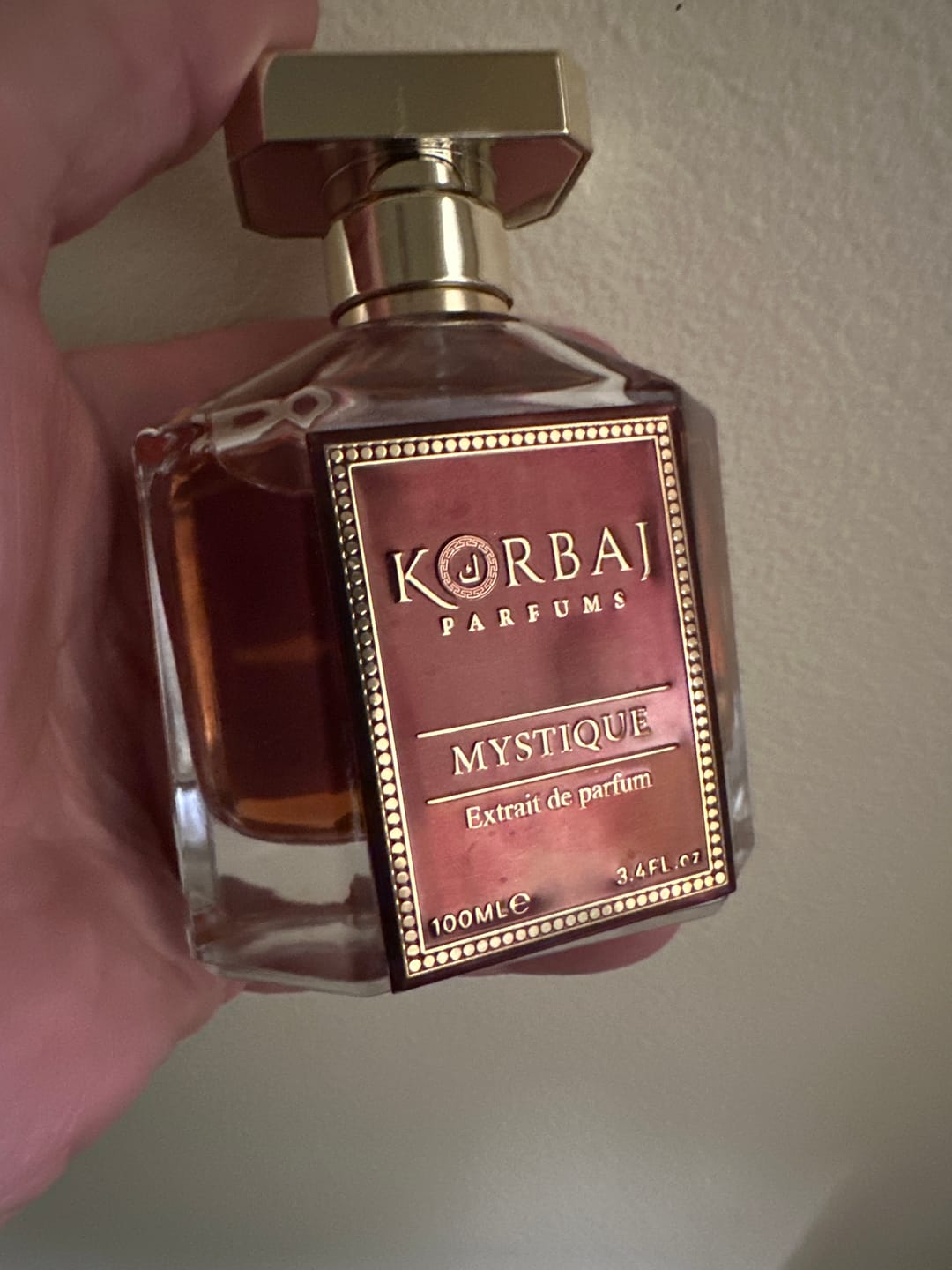 Customer photo review of Korbaj MYSTIQUE - Extrait de Parfum 100ml
